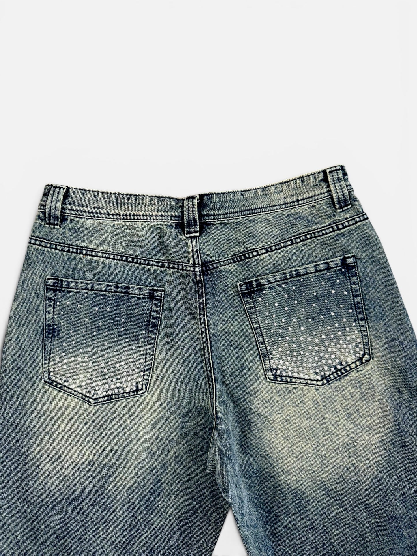 BLIND SOUL X RIBBO - DENIM SHORTS