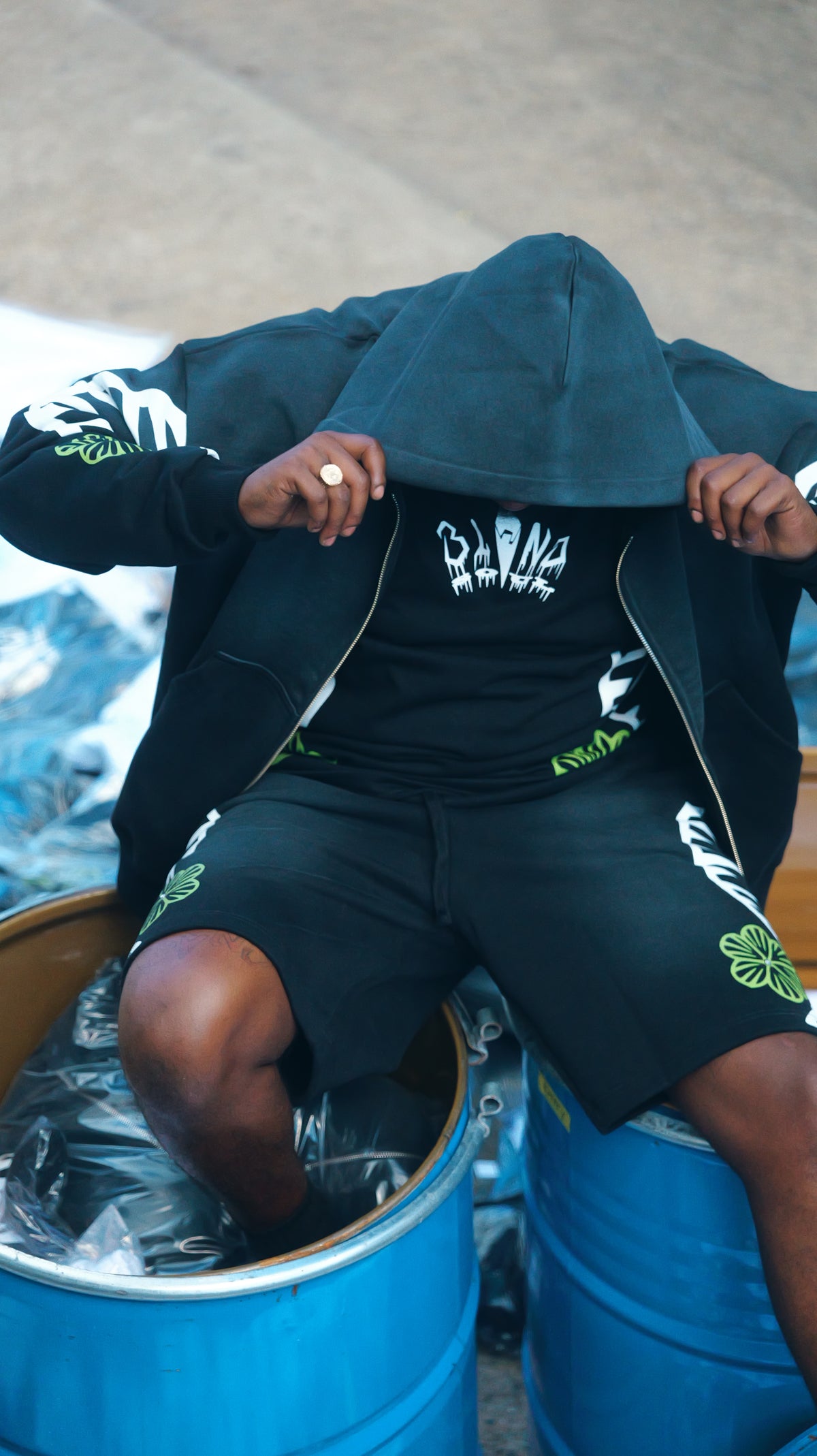 BLIND SOUL BLACK ZIP UP