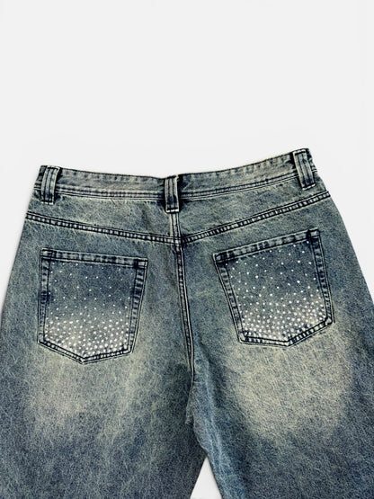 BLIND SOUL X RIBBO - DENIM SHORTS