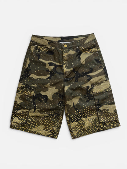 BLIND SOUL X RIBBO - CAMO CARGO SHORTS