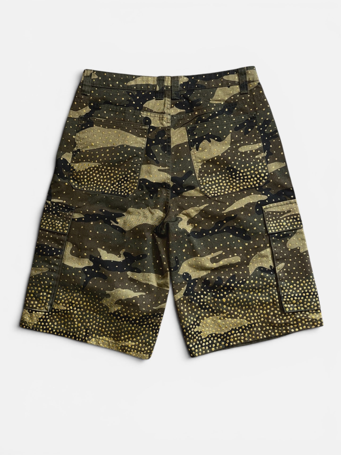 BLIND SOUL X RIBBO - CAMO CARGO SHORTS