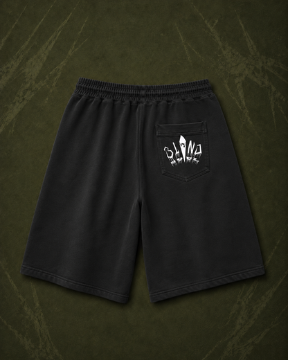 BLIND SOUL BLACK SHORTS